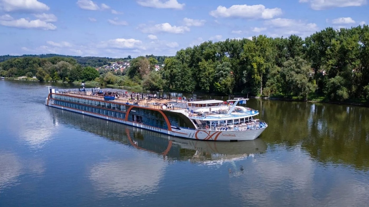 Artist’s rendering of AmaRudi · AmaWaterways / via Euronews